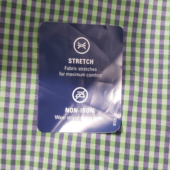 IZOD- LONG SLEEVE DRESS SHIRT LARGE - Picture 6 of 7